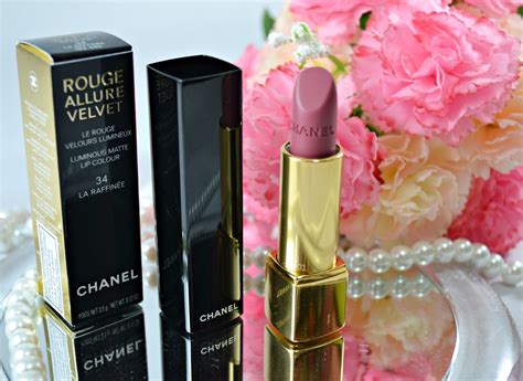 chanel rouge allure velvet lipstick la raffinee|allure velvet lipstick reviews.